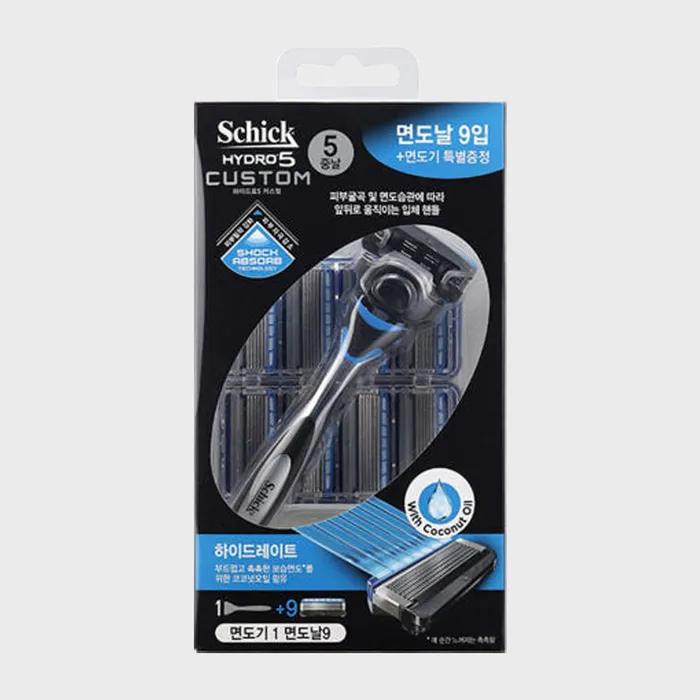Schick Hydro 5 Custom Hydrate Blade 9 Piece + Razor