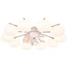 2025 Modern Minimalist Head-Shaking Fan Light for Living Room