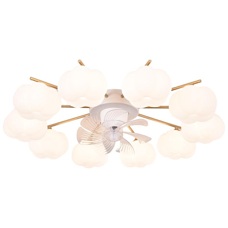 2025 Modern Minimalist Head-Shaking Fan Light for Living Room
