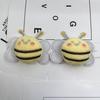 Creative Cartoon Plush Doll Brooch - Little Bear & Rabbit for Clothes or Bags