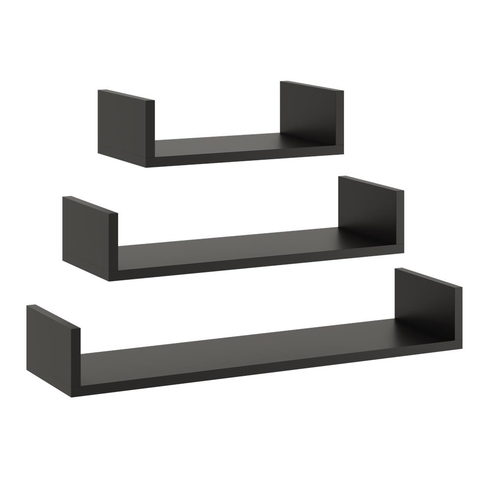 Wall Hanging Shelves - 3 Pieces - No. 23 White
