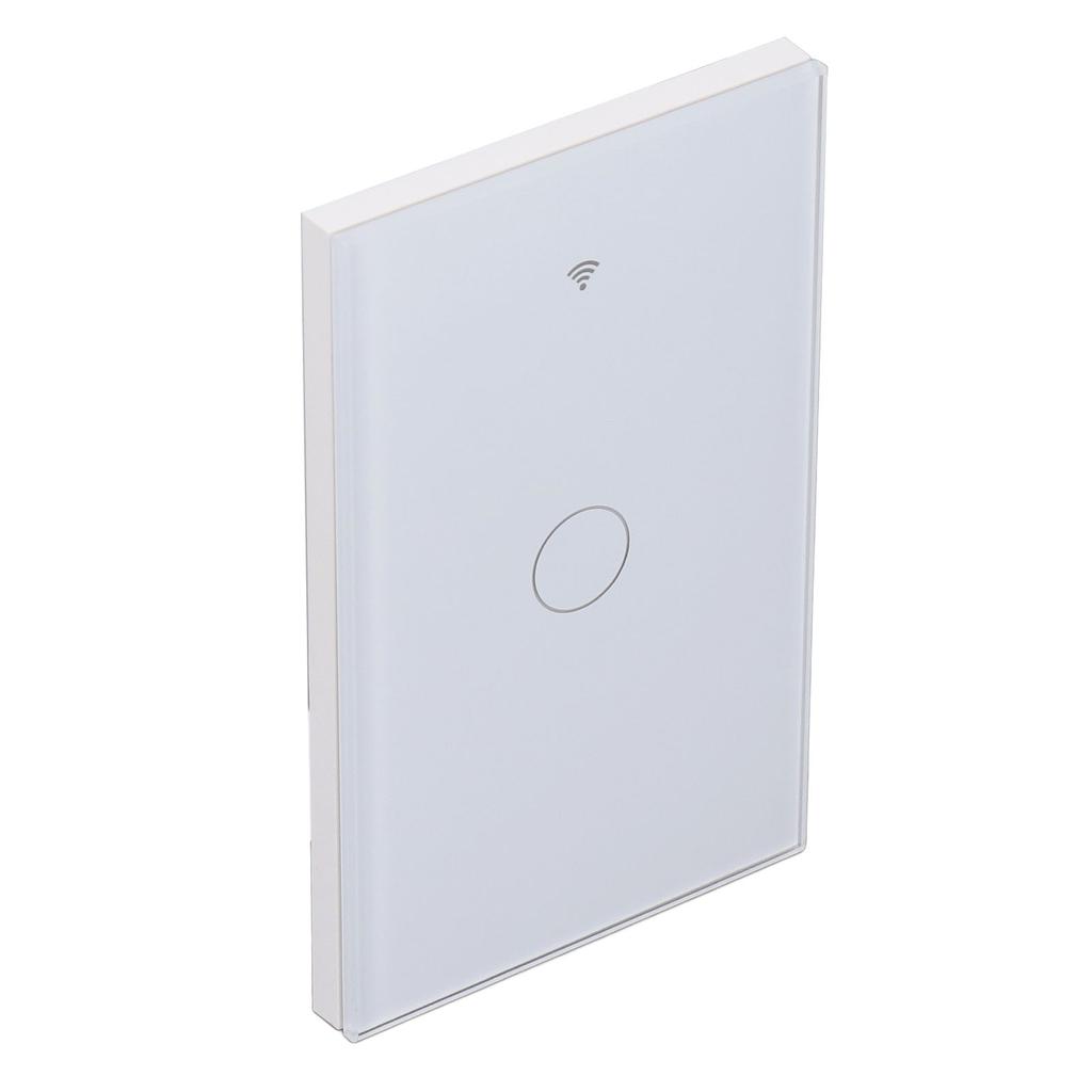 Touch Smart Switch Wall Mounted 10A Tempered Glass Panel Intelligent WiFi Touch Switch for Home 90‑250V