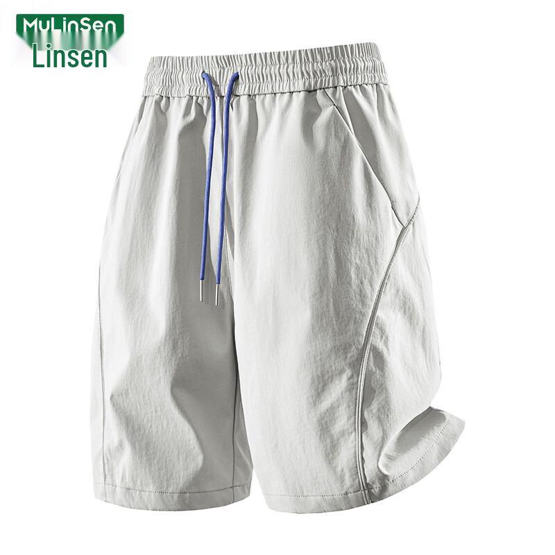 MULINSEN Men s Cooling Elastic Waist Cargo Shorts 2XL
