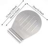 Silver Pizza Transfer Shovel Non-Slip Handle Baking Shovel Paddle  Pizza Oven Accessories