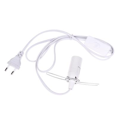 EU Plug E14 Hanglamp Holder Light Bulbs Socket With Switch Wire 1.55m Power Cord Cable For Pendant Fixture Hang Lamp