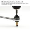 Carbon Steel Rivet Nut Tool Set Electric Manual Cordless Riveter Manual Riveter Nut Tool Accessory Simple Installation