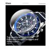 New Sport Watches for Men Fashion Silicone Stainless Steel Quartz Watches Waterproof Chronograph Wrist Watches