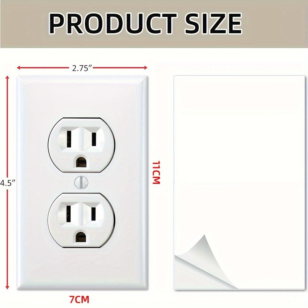 3-Pack Funny Fake Power Outlet Stickers – Perfect for Office Pranks and Jokes | Plug Decals for Office Gags