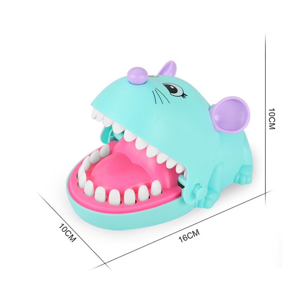 Funny Mouse Mouth Biting Finger Game Trick Prank Prop Kids Interactive Toy