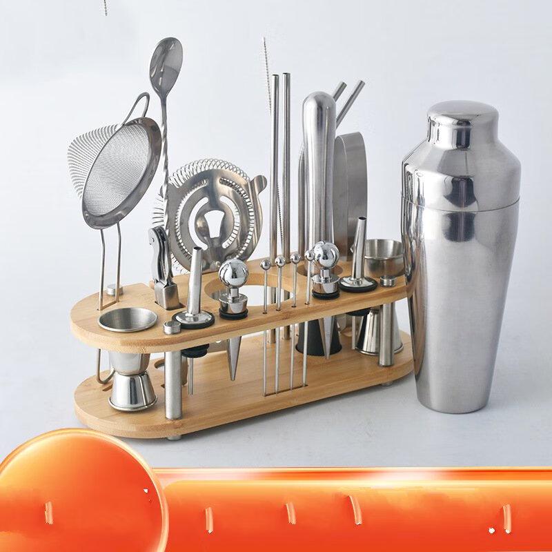 Cocktail-Shaker-Set aus Edelstahl