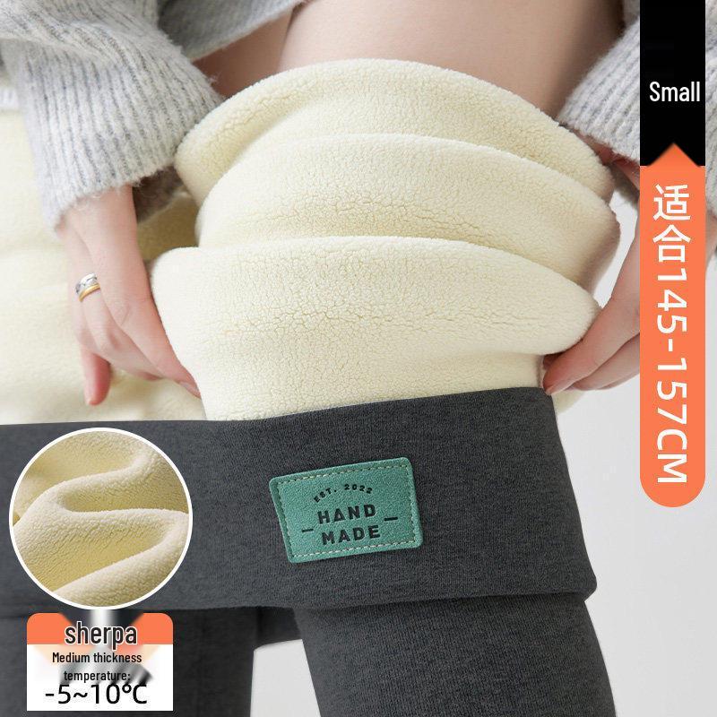 2025 New Winter Gray Plus Velvet Cotton Pants for Tall Women – Soft, Skin-Friendly, and Warm Base Layer