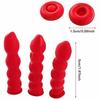 10-30pcs Caulking Gun Nozzles Cap Red Caulk Saving Caulk Glue Tip Sealing Cap For Sealing And Preserving Leakproof Sleeve Tool