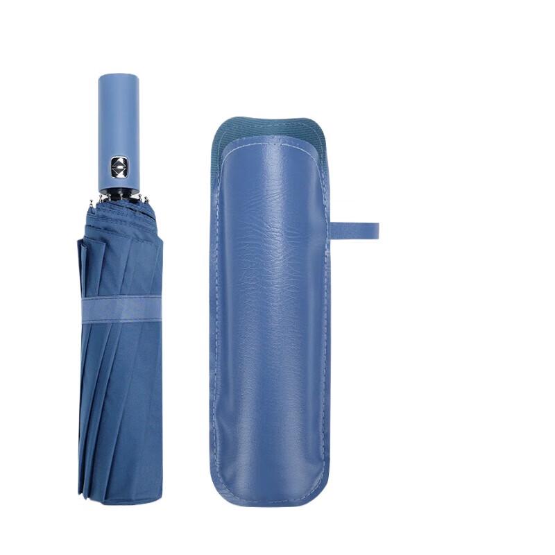 Red Leaf Automatic Windproof UV Travel Umbrella