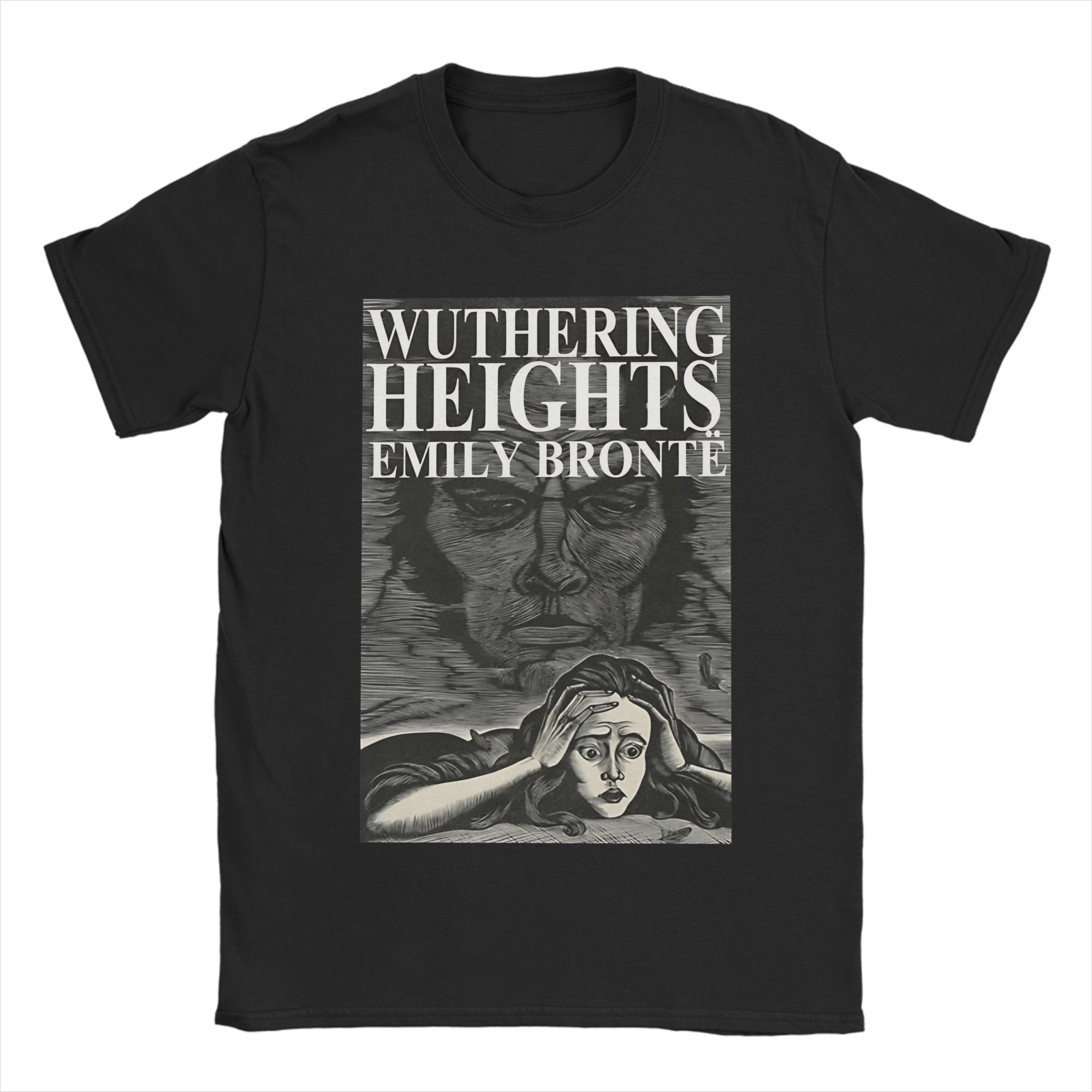 Wuthering Heights TShirt Summer  Hip Hop TShirts Adult Cotton O Neck Plus Size Tees ShortSleeve Vintage Tops S