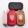 Leather Key Cover Bag For StarLine E60 E90 E61 E91 E63 E93 E65 E95 E66 E96 V2 E97 ECO E7 LTE Two Way Car Alarm LCD Remote Cases