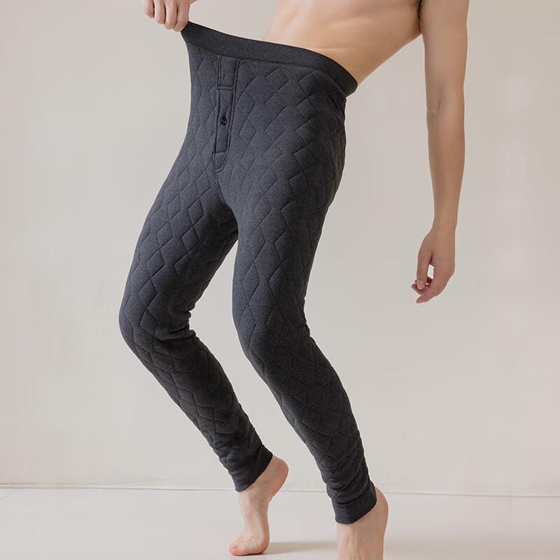Làngshā Men's Thickened Wool-Lined Thermal Pants