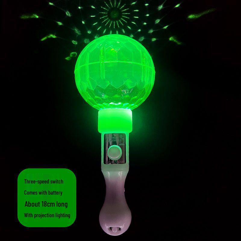 

Large Fluorescent LED Flashing Ball Stick for Concerts and Events