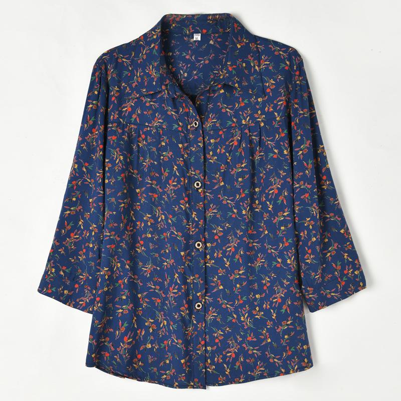 Elegant Women Tops Summer Plus Size Casual Long Sleeve Shirts