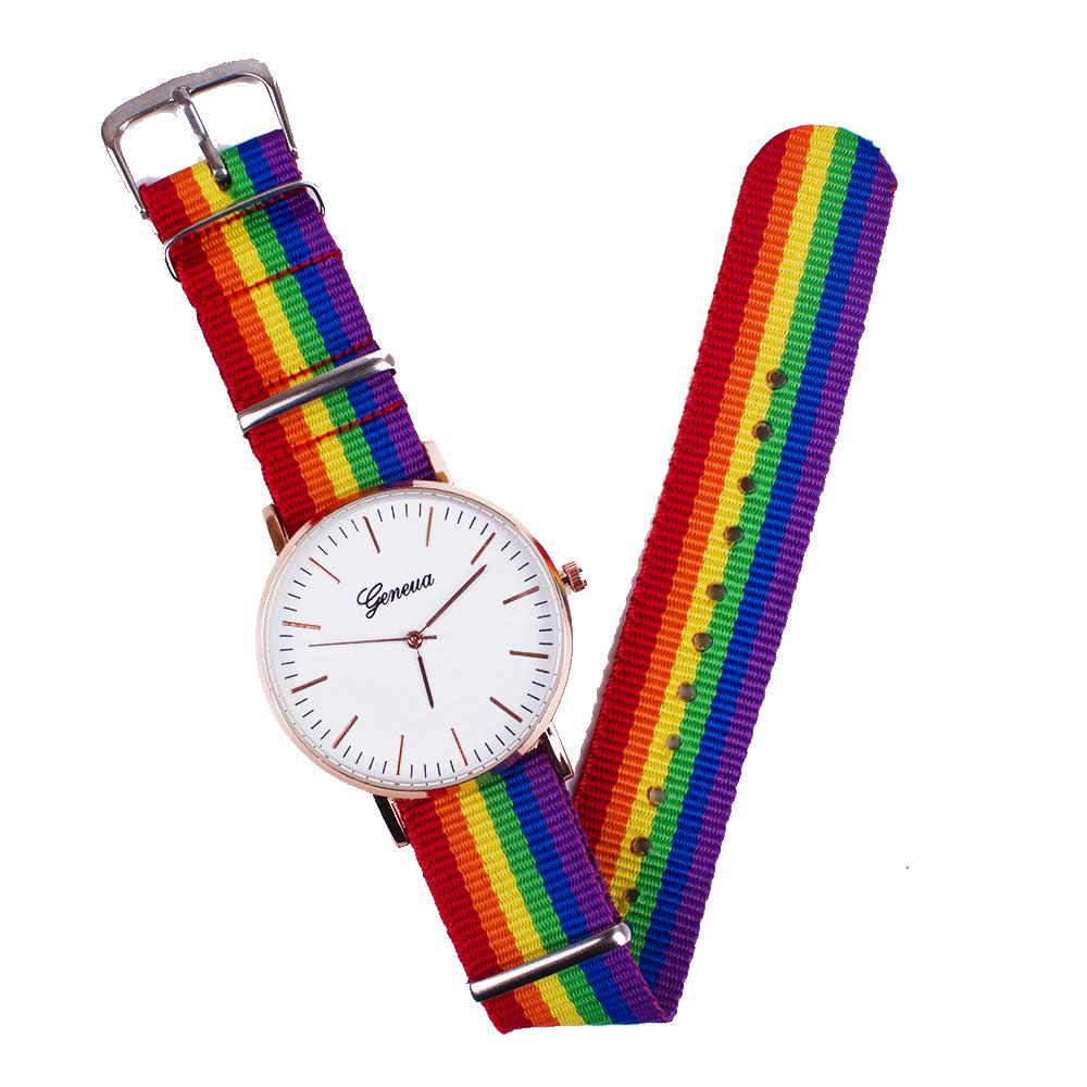 2022 Unisex Rainbow Strap Watch for Men and Women