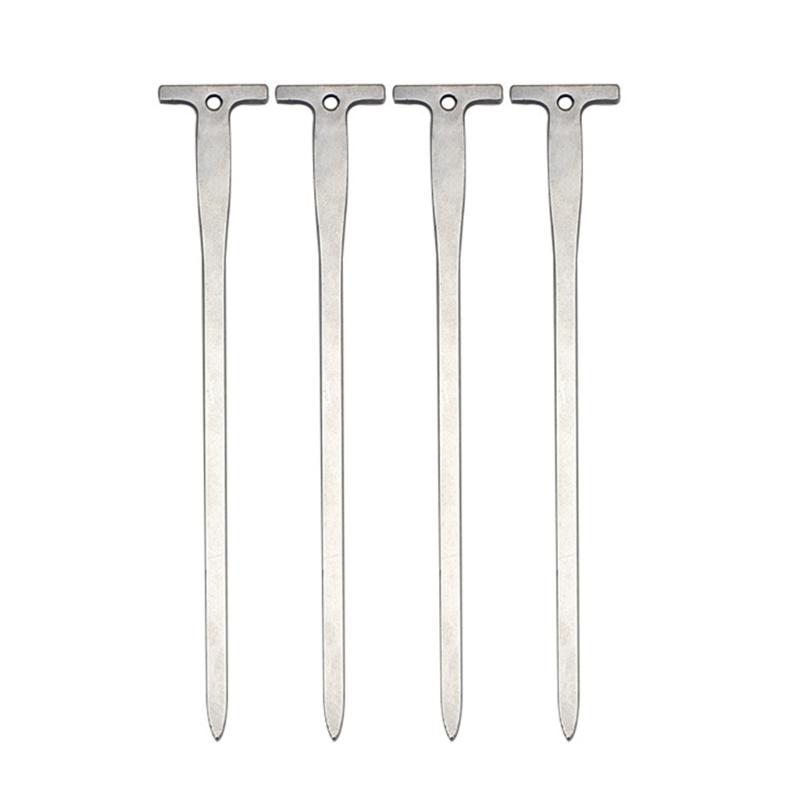 Stainless Steel Tent Stakes Heavy Duties Tarps Peg Camping Stakes Tent Peg Ground Peg for Outdoor Camping Canopy Tarps 1