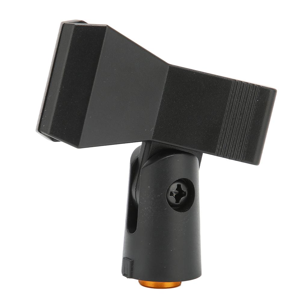 JD‑09 Microphone Clip ABS Universal Handheld Mic Clamp Holder with 58in Male To 38in Female