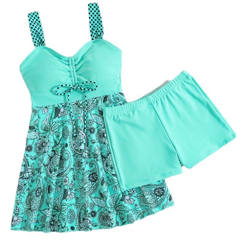 One-piece Swimsuit Women's Explosive Printed Skirt Seaside Beach High-end Bikini Swimsuit