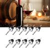 10Pcs 304 Stainless Steel Wine Stopper Bottle Pourer Liquor Dispenser Kitchen Bar Accessories