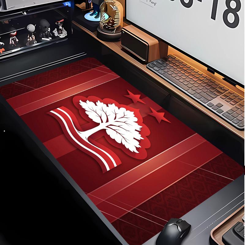 Nottingham Forest Fußballmuster Mauspads Nicht?Rutschfestes Gummi-Basis Gaming-Mauspad Für Schreibtisch Büro Zuhause