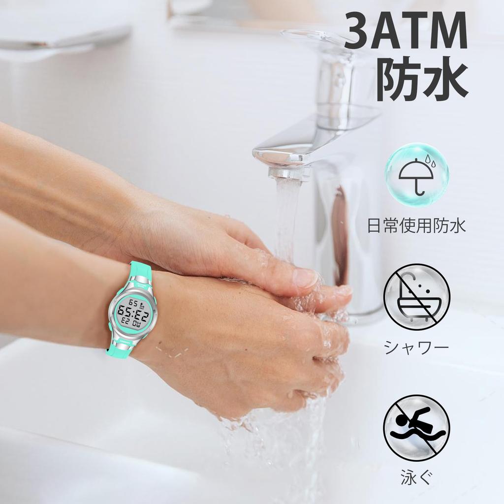 ShunkanSai Digital Watch for Women, Sports Watch, Multifunctional, Date, Day, Alarm, LED Display, Female, Waterproof, Outdoor, Simple Watch, Stylish,