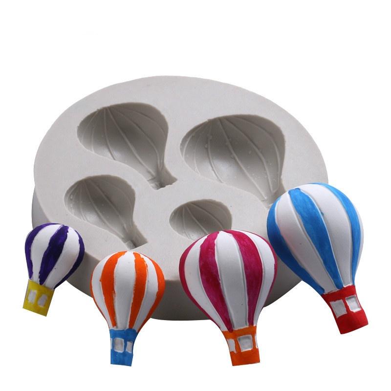 Hot Air Balloon Cupcake Decoration Mold 3d Cake Decoration Mold Baking Kitchen with Silicone Tools