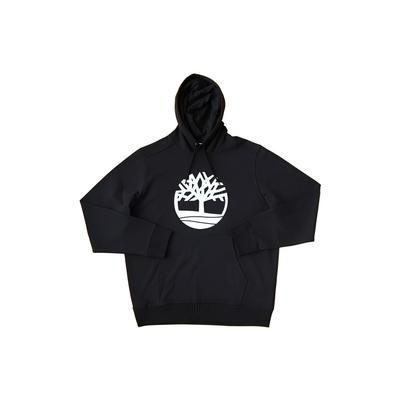 Plant Geometric Pattern Printed Hoodie Men Hoodies Black A1Y2U-001