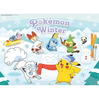 Pokemon Winter Story Jigsaw Puzzle YR500-873, Mixed Colors, 500 Pieces Jigsaw Puzzle, Childrens Games, Educational Toys
