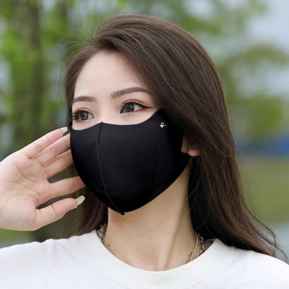 Sun Protection UV Face Cover Breathable Ice Silk for Cycling