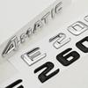 3D ABS Car Letters Rear Trunk Badge Logo E200 E260 Sticker Emblem For Mercedes Benz E Class E200 E260 W213 Auto Tail Accessories AU0