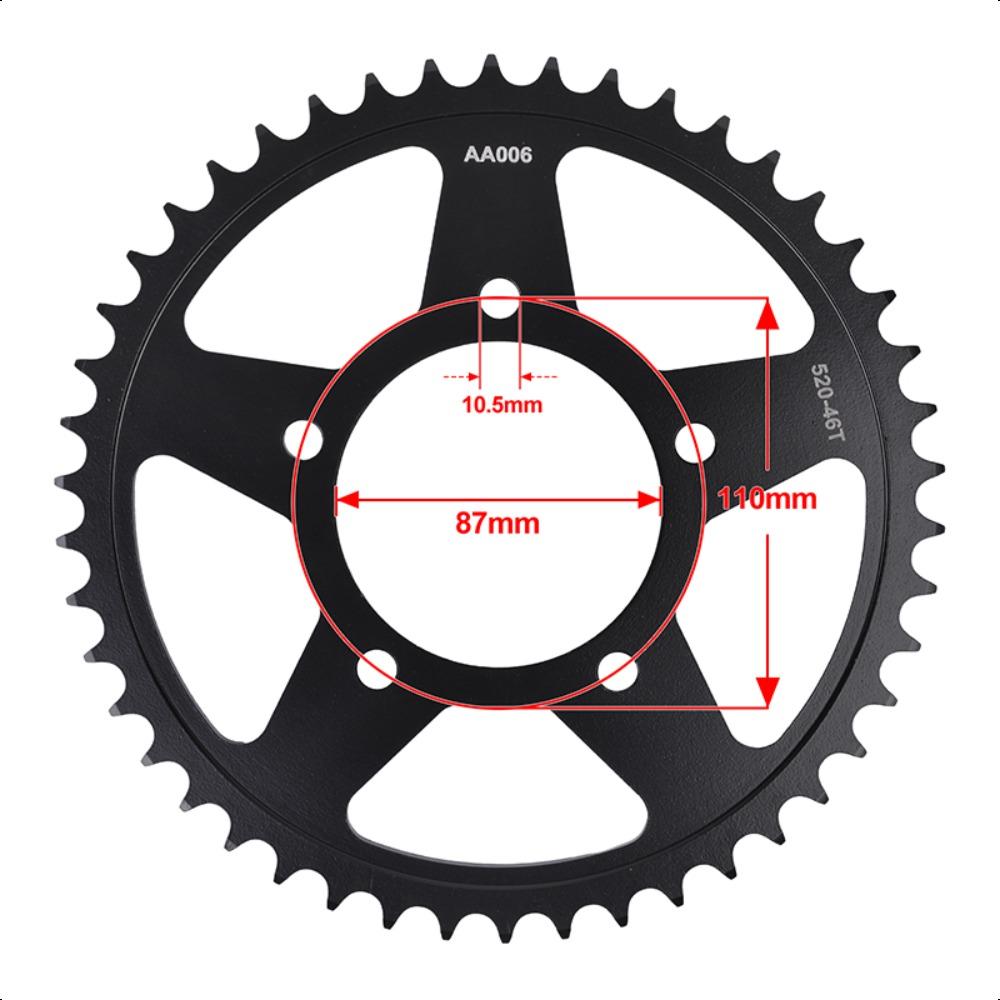 520-14T 520 46T Front Sprocket Gear Wheel for Suzuki SFV650 AZ Gladius 2013 SFV650 K9 -2015 SV650 L9,M0-M4 -2024 SV 650