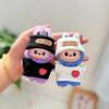 No DollPlush Doll Clothes for Mini Labubu 4.0 Bear Hat Love Sweater Set DIY Doll Accessories Gifts