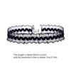 Lace Camellia Choker Necklace Decorative Choker Neckband for Formal Occasion Adjustable Collarbone Necklace Lady Jewelry