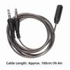 2PCS HiFi Stereo Headphone Splitter Noise Reduction Mic Earphone Splitter  for PC