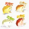 Hedgehog Brooch Fashion Daisy Brooches for Women Animal Jewelry Funny Winter Design