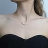 Classic Freshwater Pearl Smile Necklace - S925 Silver, 5-6mm Near-Round, Flawless Pearl Choker Jewelry