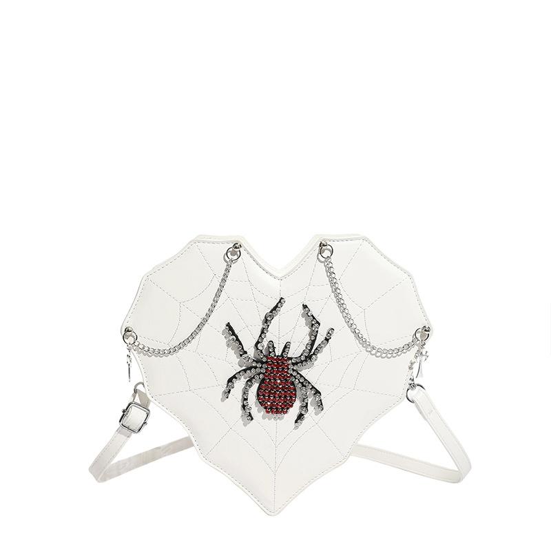 Fashionable Trendy Multi-purpose Crossbody Bag, Heart-shaped Bag, Single-shoulder Bag
