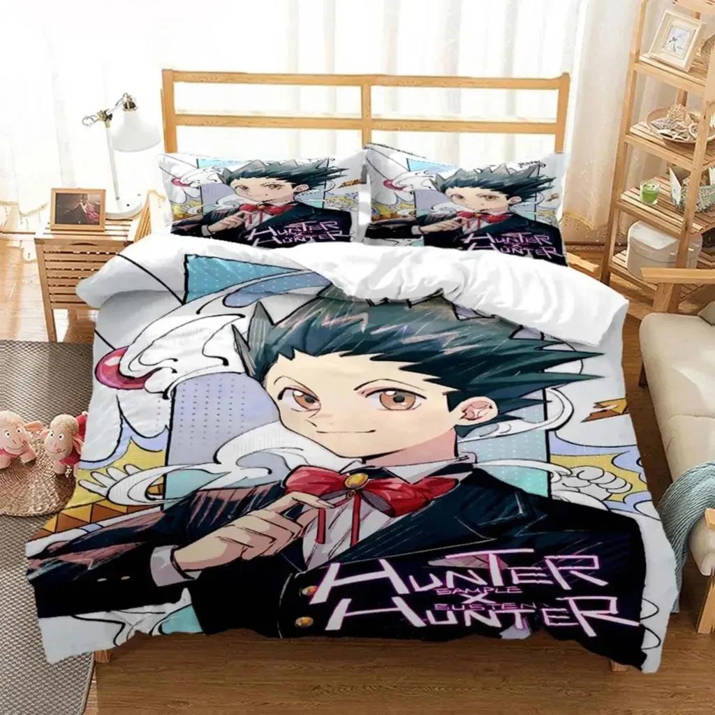 3D Print Hunter Hunter Anime 3D Duvet Cover Bedding Set Comforter Linen Pillowcases Home Decor Single Double Twin King Queen