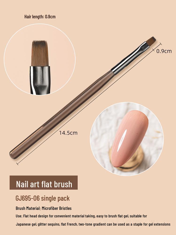Japanese Nail Art Brush Set: Liner Gel Pens for Beginner Flower Painting & Blending