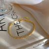 Exquisite Minimalist Gold Twist Chain Bracelet for Women