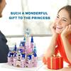 Geschenk Rosa Schloss Modellbausätze Spielzeug Mikroblock Bausteine für Erwachsene Prinzessin Kinder Schlösser Architektur Set Steine