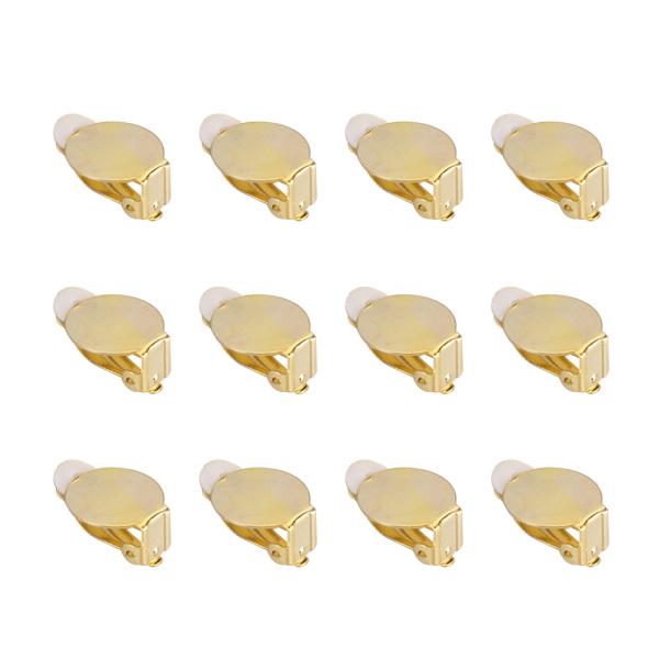 100 Pieces Copper-Plated Ball Loop Earring Ear Post Stud Findings Earring Accessories Gold//White K