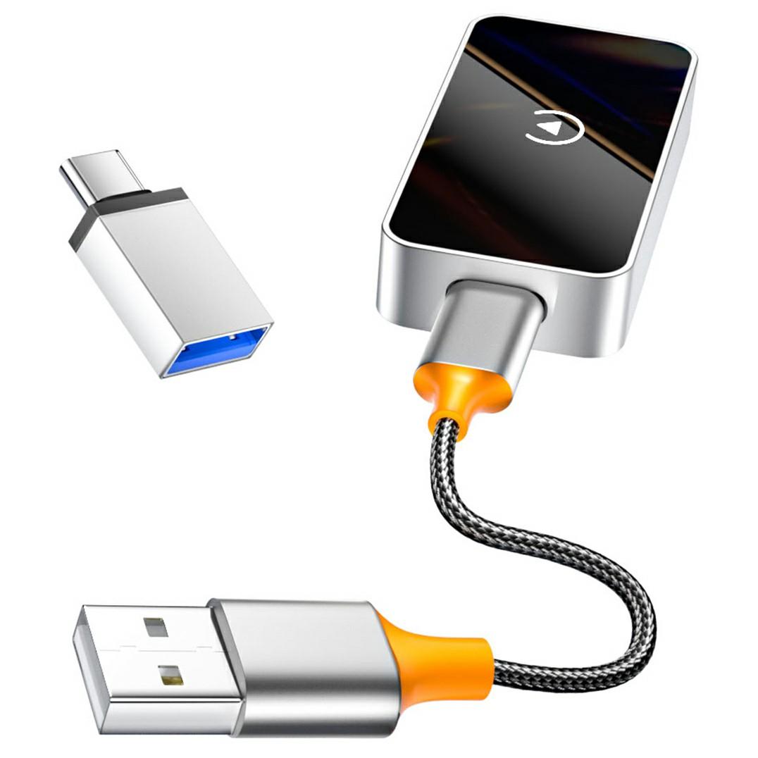 

BENWIS Бездротовий адаптер CarPlay Android Auto Plug and Play Конвертер для оновлення автомобіля Type A