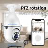 E27 Bulb Security Camera Full Color Night Vision Auto Human Tracking Zoom Wifi Mini Ip Camera Indoor Monitor
