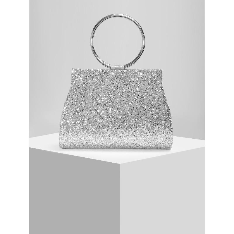 

New Shiny Dinner Bag Ring Hand Bag Evening Bag Wedding Bag Banquet Bag Handheld
