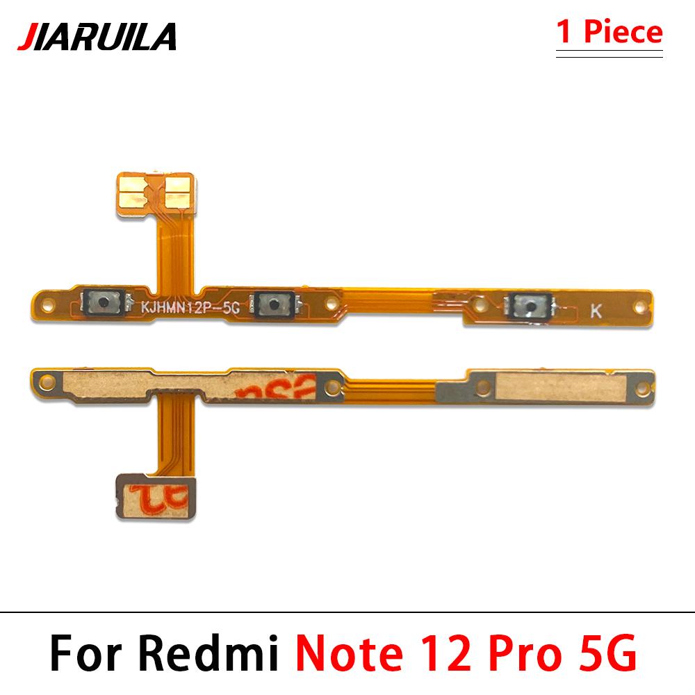 Power On Off Button Volume Key Switch Flex Cable For Xiaomi Redmi Note 10 10s 11 11s 11E 11T 12 12s 12 13 Pro Plus 4G 5G